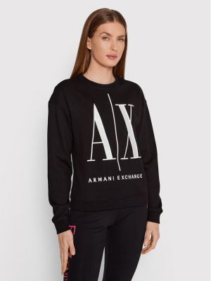 Bluza dresowa Armani Exchange czarna
