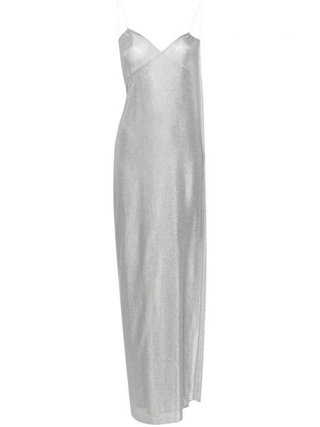 Κοκτέιλ φόρεμα Magda Butrym ασημί