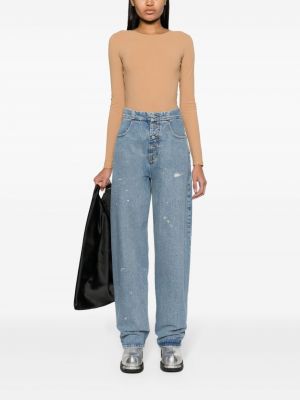 Distressed high waist skinny jeans Mm6 Maison Margiela
