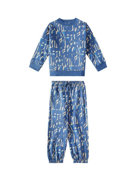 Trykt bomull fleece joggedress for gutter Stella Mccartney Kids