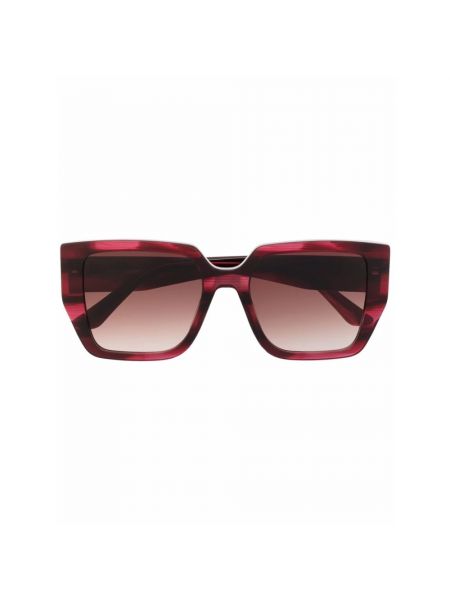 Okulary przeciwsłoneczne Karl Lagerfeld czerwone