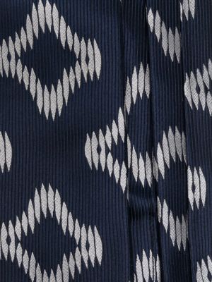 Cravate en soie à imprimé à motifs abstraits Comme Des Garçons Homme Deux