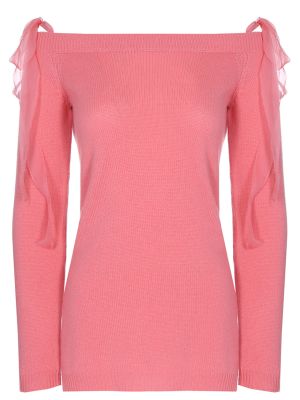 Кашемировый свитер Valentino розовый