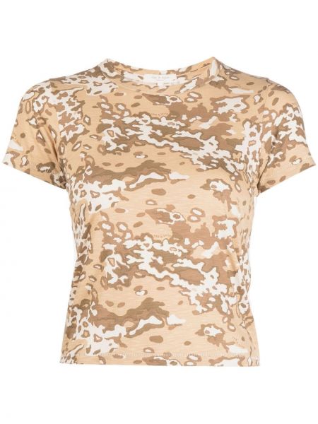 T-shirt con stampa camouflage Rag & Bone marrone