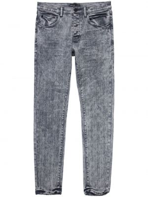 Jacquard low waist skinny jeans Purple Brand