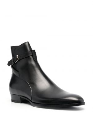 Stiefel mit schnalle Saint Laurent schwarz