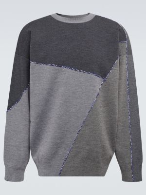 Woll pullover Loewe grau