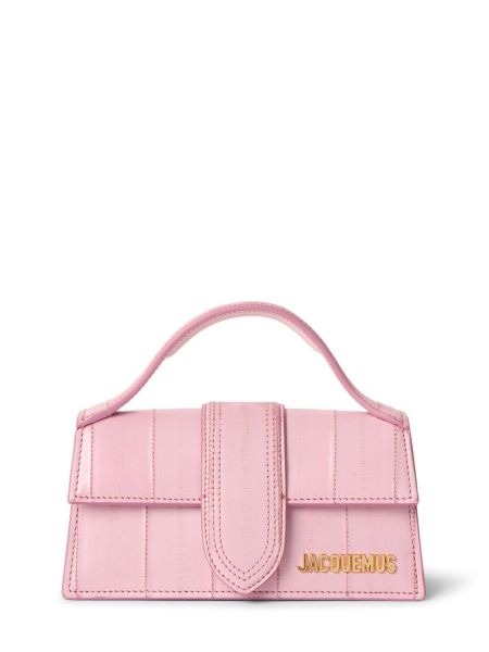 Læder top Jacquemus pink