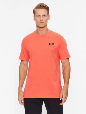 Relaxed fit marškinėliai Under Armour raudona