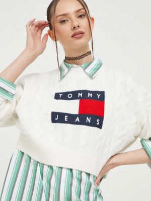 Жилетка Tommy Jeans бяло