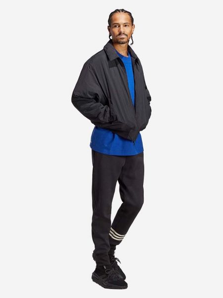Nylonowa kurtka przejściowa oversize Adidas Originals czarna