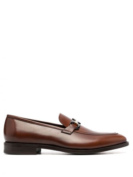 Loafers med spenne Salvatore Ferragamo brun