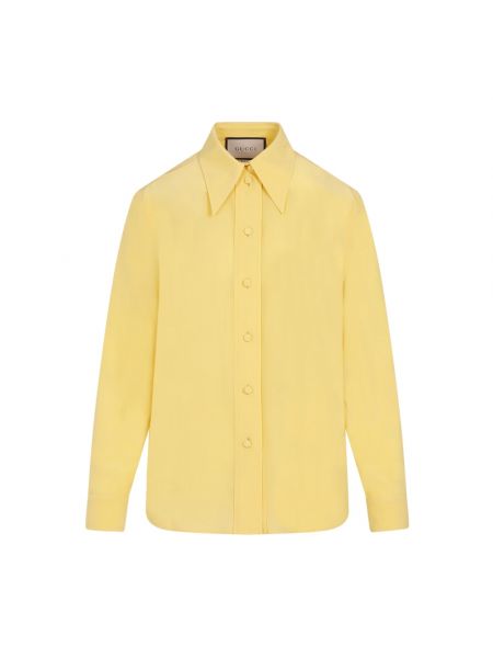 Koszula Gucci żółta