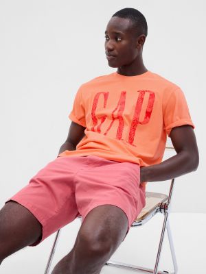 Polo krekls ar tropisku rakstu Gap rozā