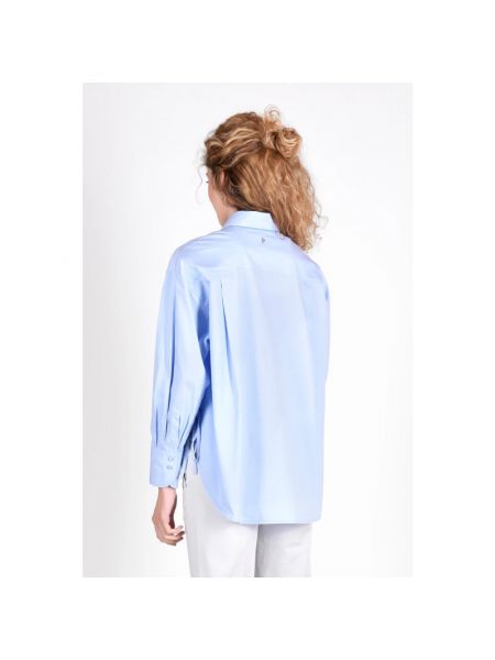 Camisa de algodón Dondup azul