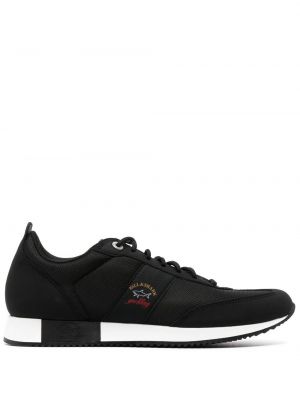 Sneakers ricamati Paul & Shark nero