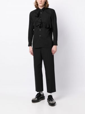 Hemd aus baumwoll mit rüschen Comme Des Garçons Shirt schwarz