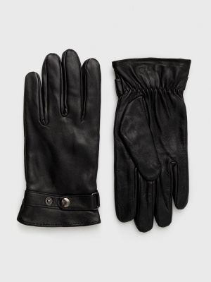 Mănuși din piele Aldo negru