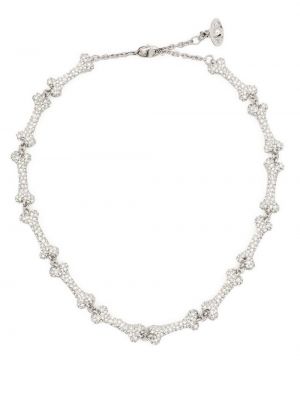 Colier de cristal Vivienne Westwood argintiu