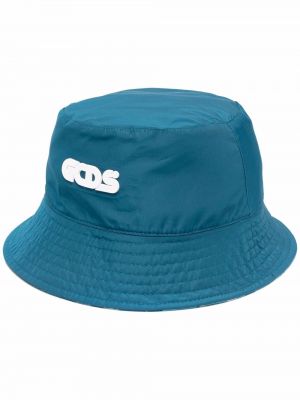 Cappello con stampa camouflage Gcds blu