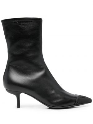 Leder ankle boots Emporio Armani schwarz