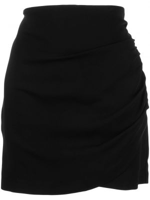 Mini sukně s vysokým pasem Sprwmn - černá