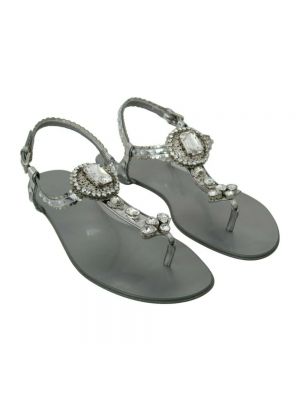 Sandały trekkingowe Dolce And Gabbana srebrne