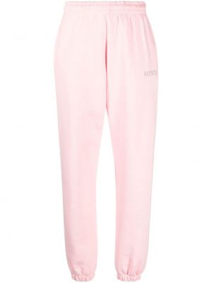 Спортни панталони с кристали Rotate розово