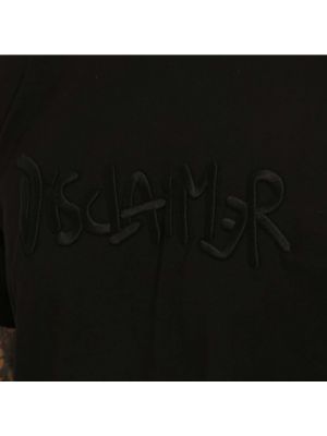 Jersey t-shirt Disclaimer schwarz