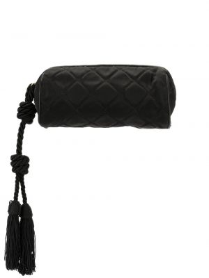 Bolso clutch acolchada Chanel Pre-owned negro