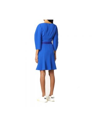 Mini vestido manga larga Stella Mccartney azul
