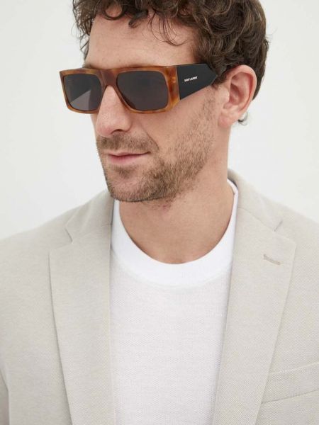 Sunčane naočale Saint Laurent smeđa