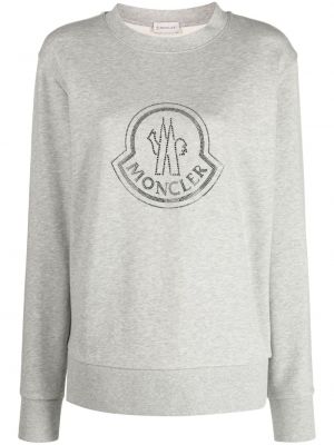 Sweatshirt aus baumwoll Moncler grau