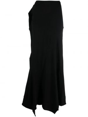 Asymetrická dlhá sukňa Ottolinger čierna