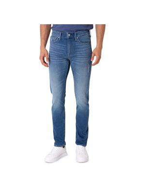 Slim fit kitsa lõikega teksapüksid Calvin Klein sinine