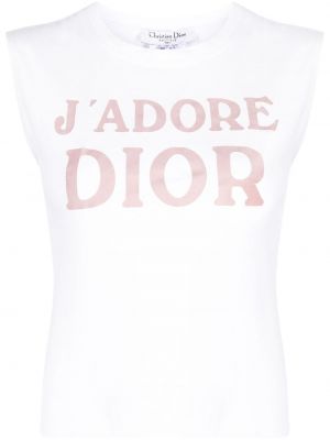 Top Christian Dior alb