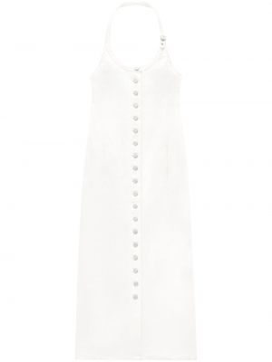 Sukienka jeansowa Courreges biała
