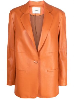 Kožená bunda Aeron oranžová