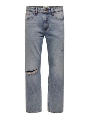 Straight leg jeans Only & Sons blu