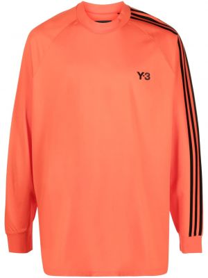 Reflektierender sweatshirt aus baumwoll mit print Y-3