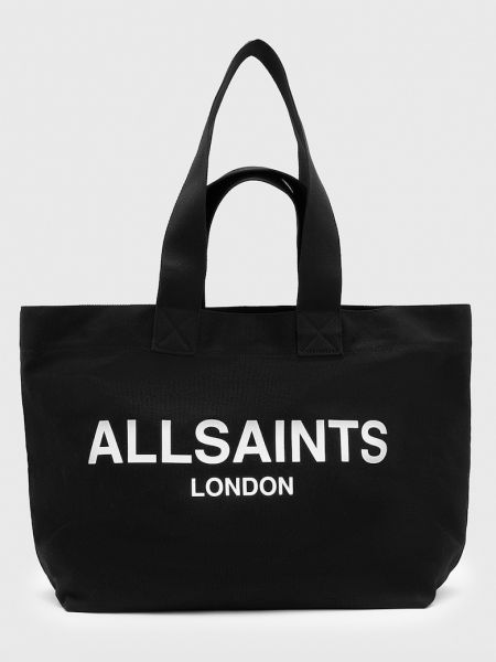 Сумка шоппер Allsaints черная