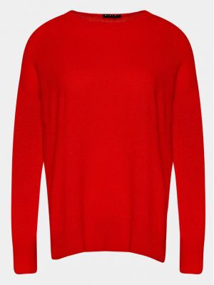 Priliehavý sveter Sisley červená