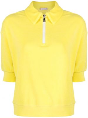 Polo marškinėliai Moncler geltona