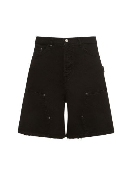 Shorts di jeans Flâneur nero