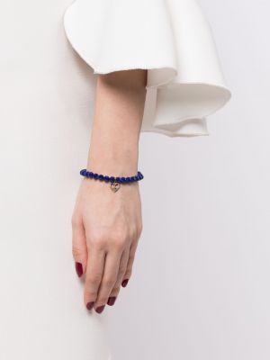 Bracelet de motif coeur Sydney Evan bleu