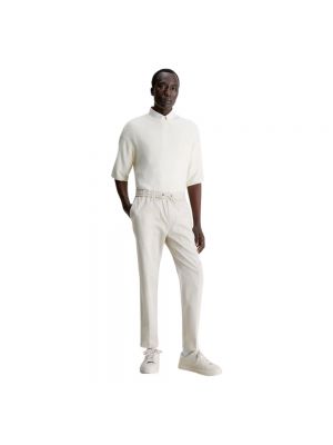 Pantalones de chándal de raso slim fit Calvin Klein