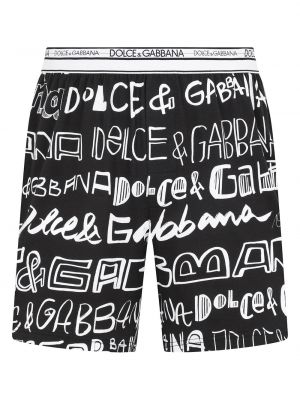 Calcetines con estampado Dolce & Gabbana negro