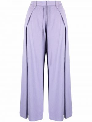 Pantalones plisados Charles Jeffrey Loverboy violeta