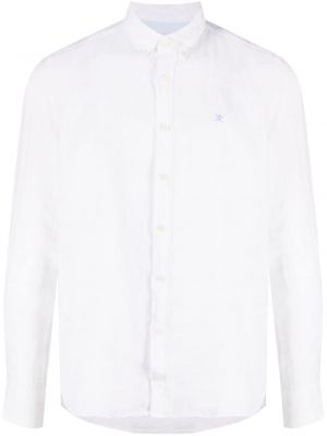 Риза бродирана Hackett бяло