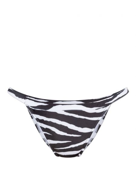 Zebra desenli baskılı bikini Moschino